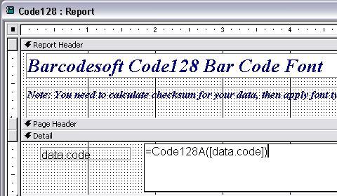 code128 barcode macro