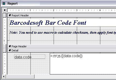 interleaved macro 2of5 código de barras