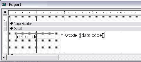 QRCode barcode macro