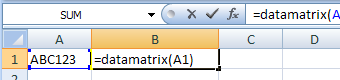 Data Matrix macro