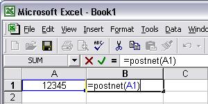 postnet barcode macro