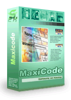 MaxiCode barcode crystal reports