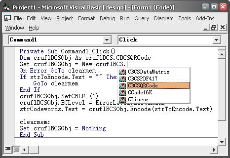 QRCode Visual Basic